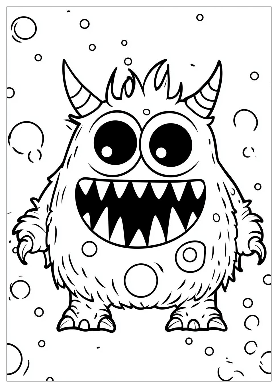 Monster Coloring Pages-9