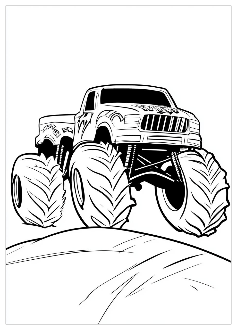 Monster Jam Coloring Pages-1