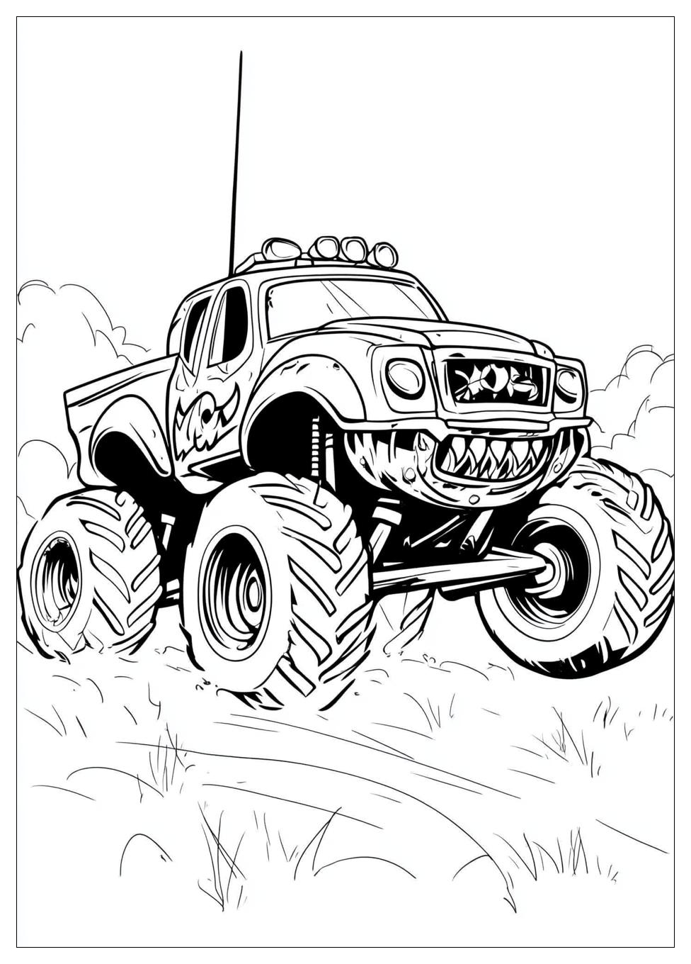 Monster Jam Coloring Pages-10