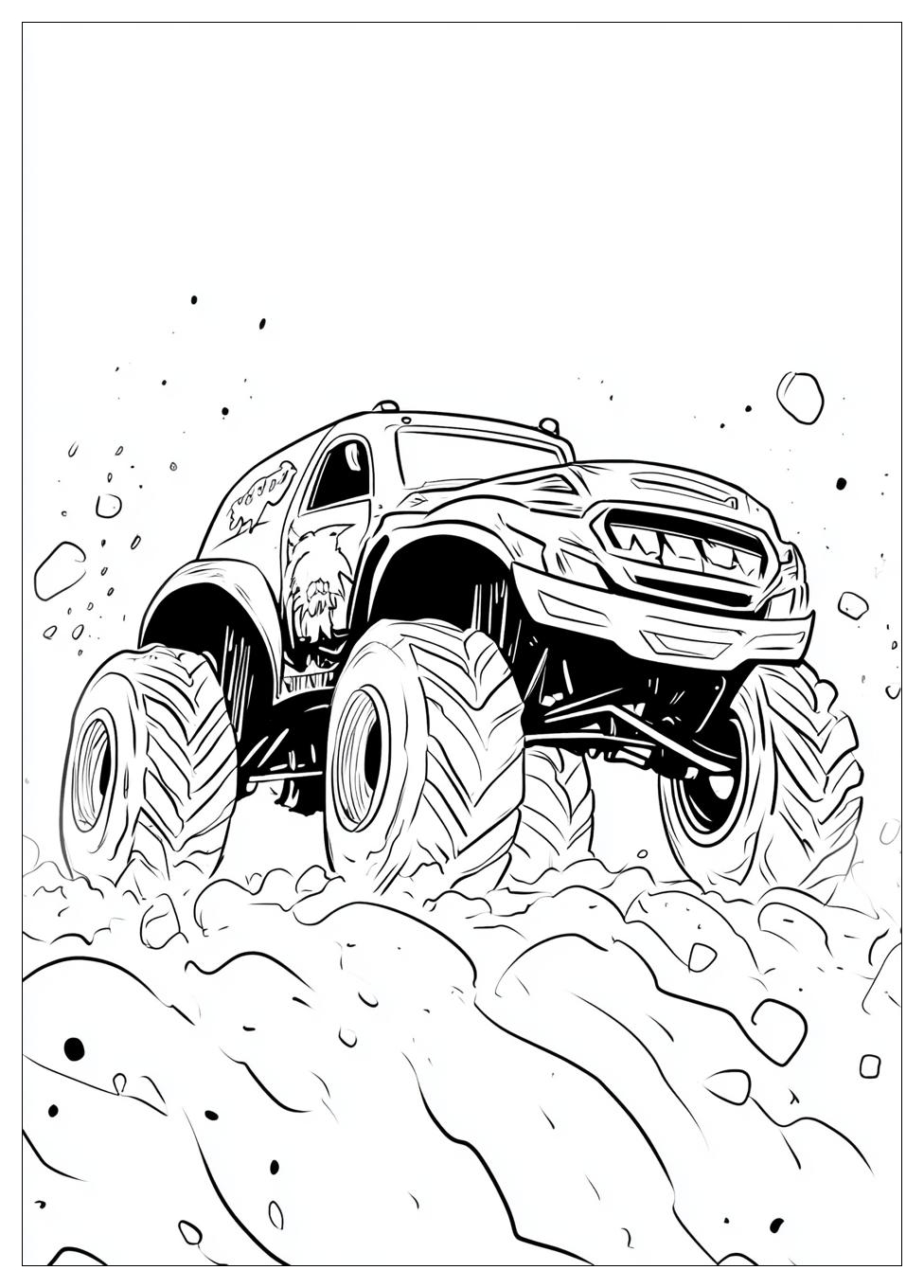 Monster Jam Coloring Pages-11
