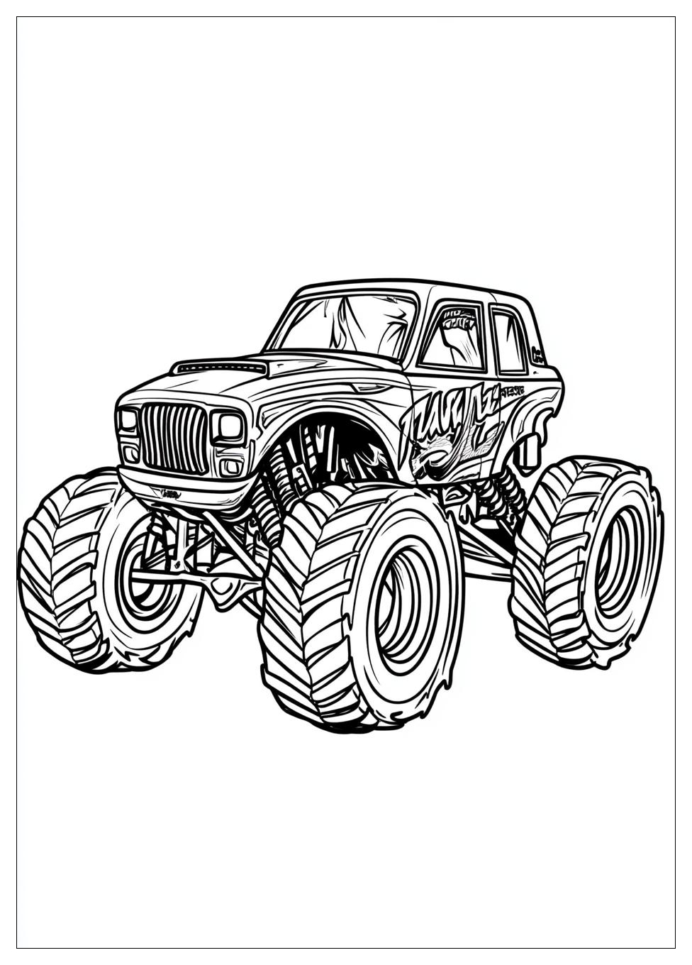 Monster Jam Coloring Pages-12