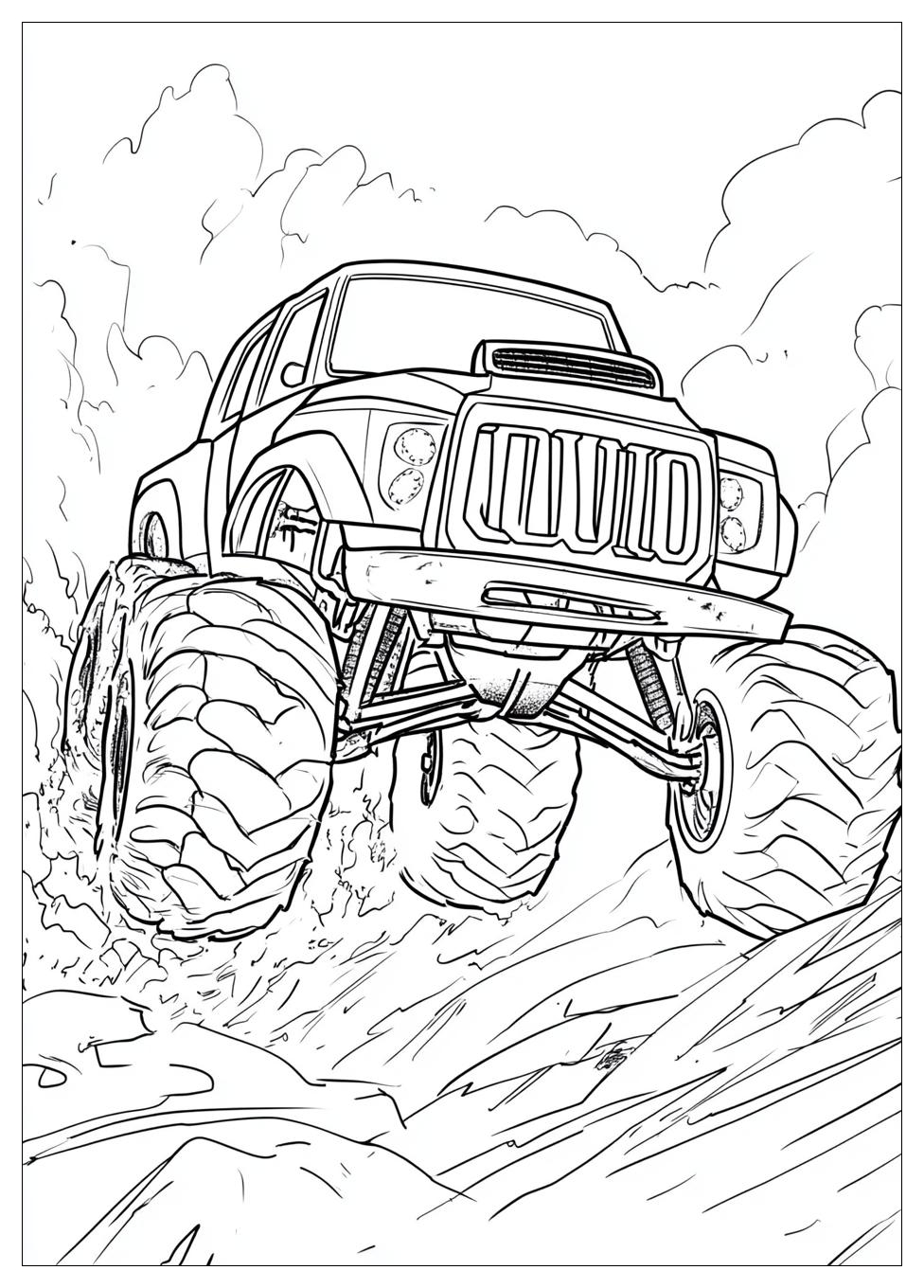Monster Jam Coloring Pages-13