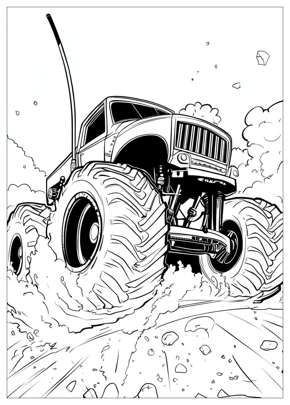 Monster Jam Coloring Pages-15