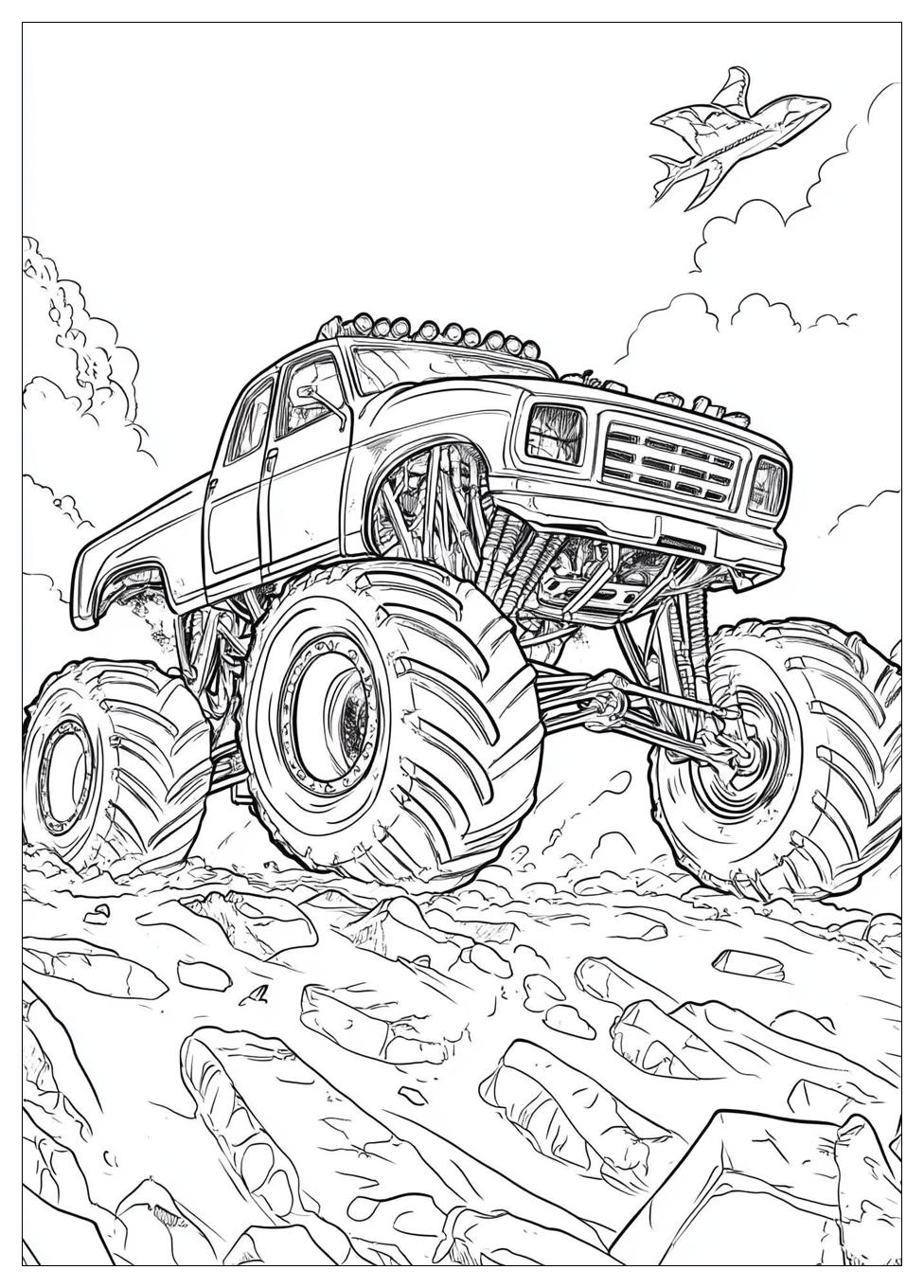 Monster Jam Coloring Pages-16