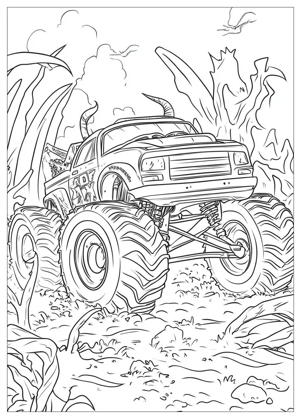 Monster Jam Coloring Pages-17