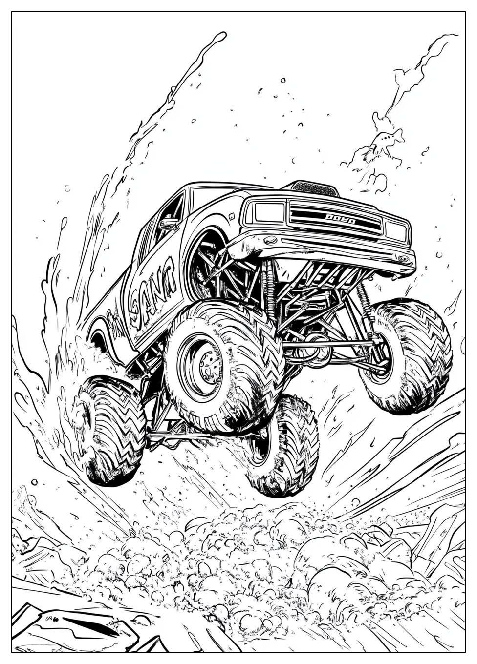 Monster Jam Coloring Pages-18