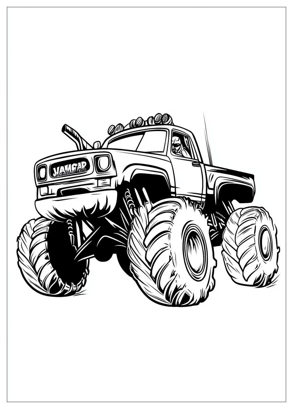 Monster Jam Coloring Pages-2