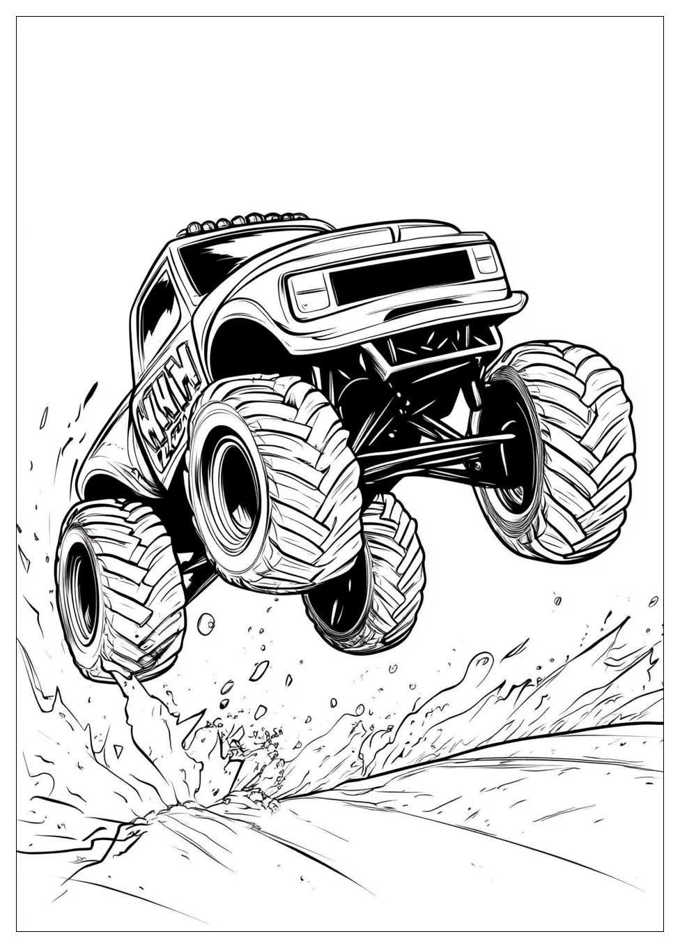 Monster Jam Coloring Pages-20