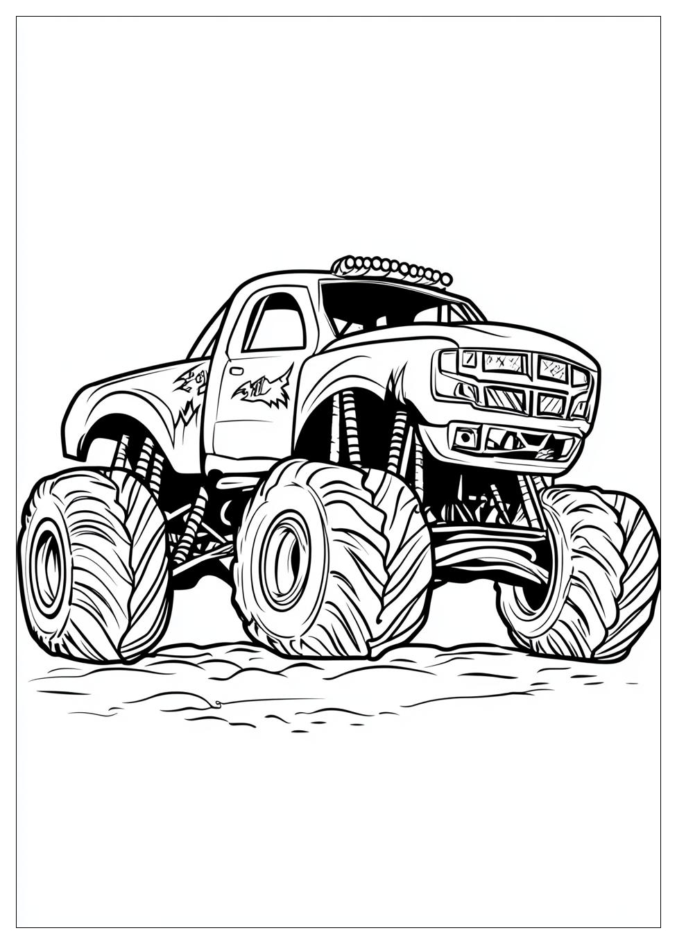Monster Jam Coloring Pages-3