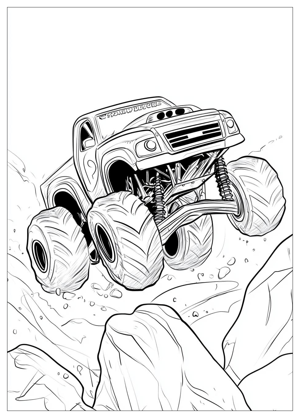 Monster Jam Coloring Pages-7