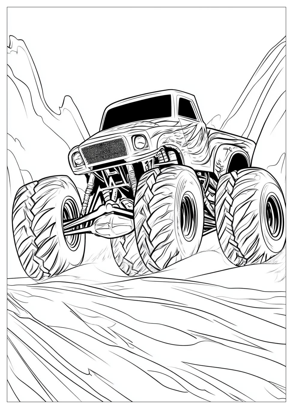 Monster Jam Coloring Pages-8
