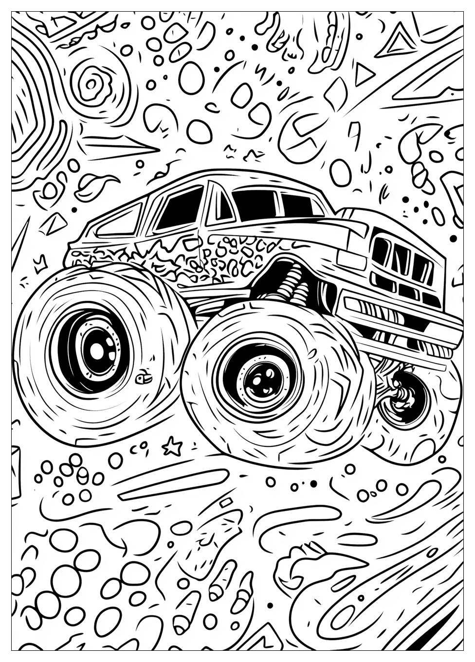 Monster Jam Coloring Pages-9