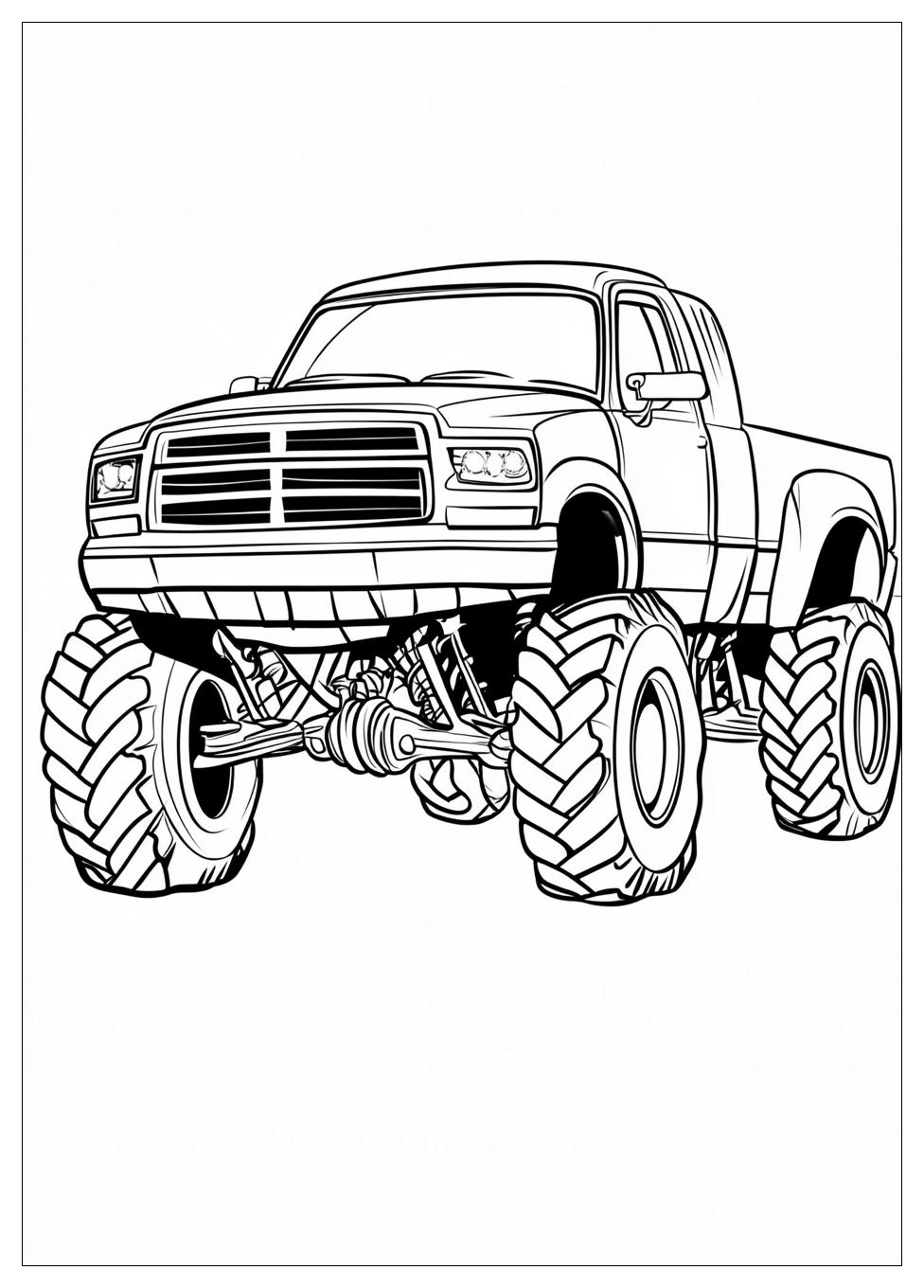 Monster Truck Coloring Pages-10