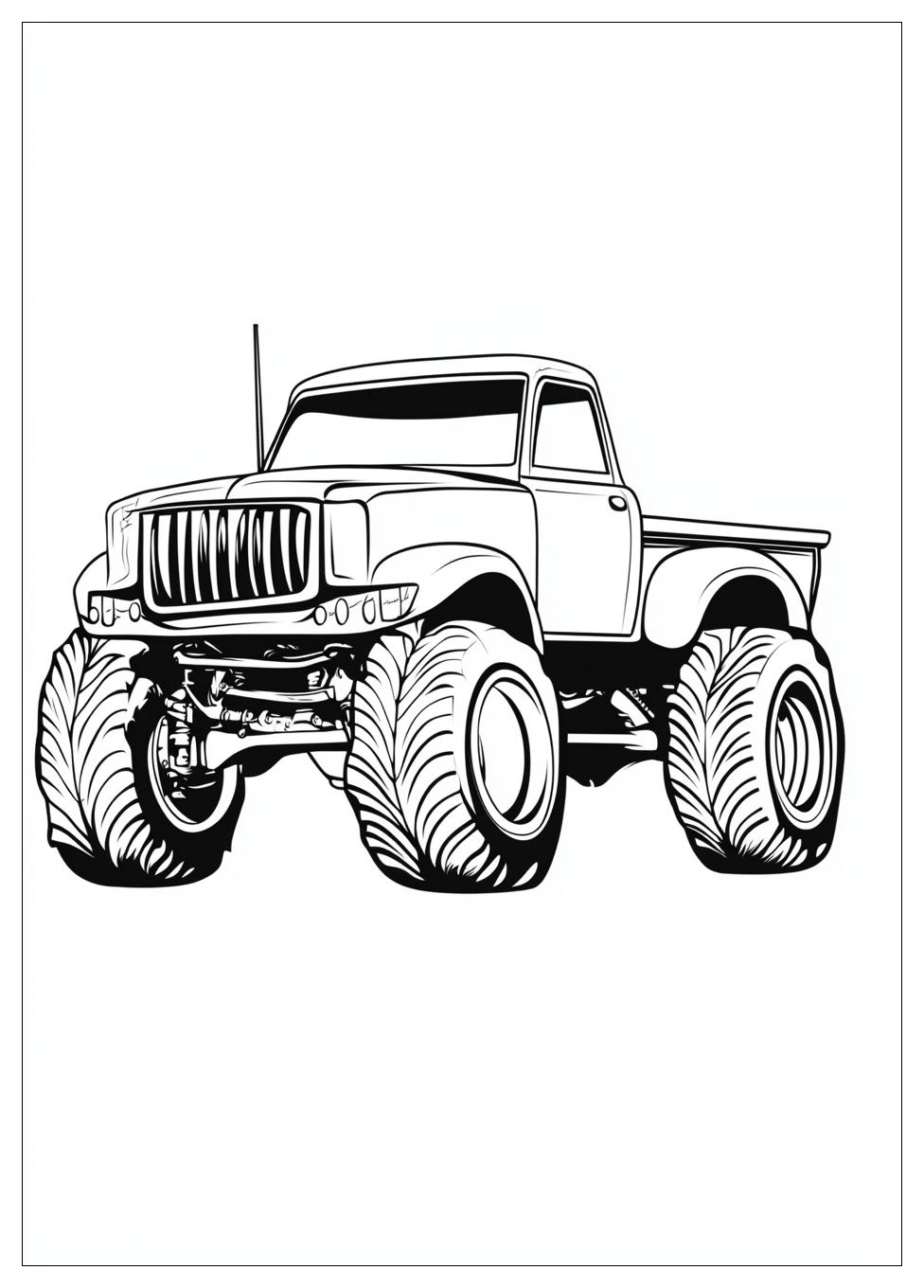 Monster Truck Coloring Pages-12