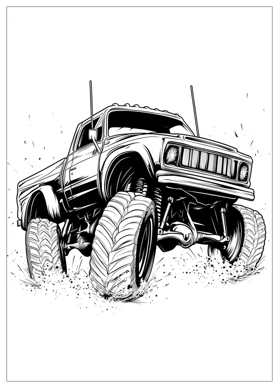 Monster Truck Coloring Pages-13