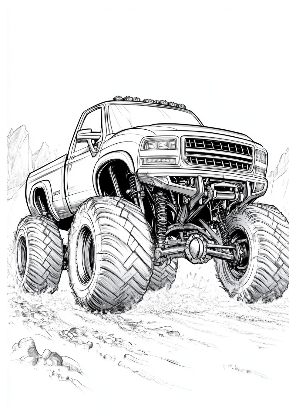 Monster Truck Coloring Pages-15