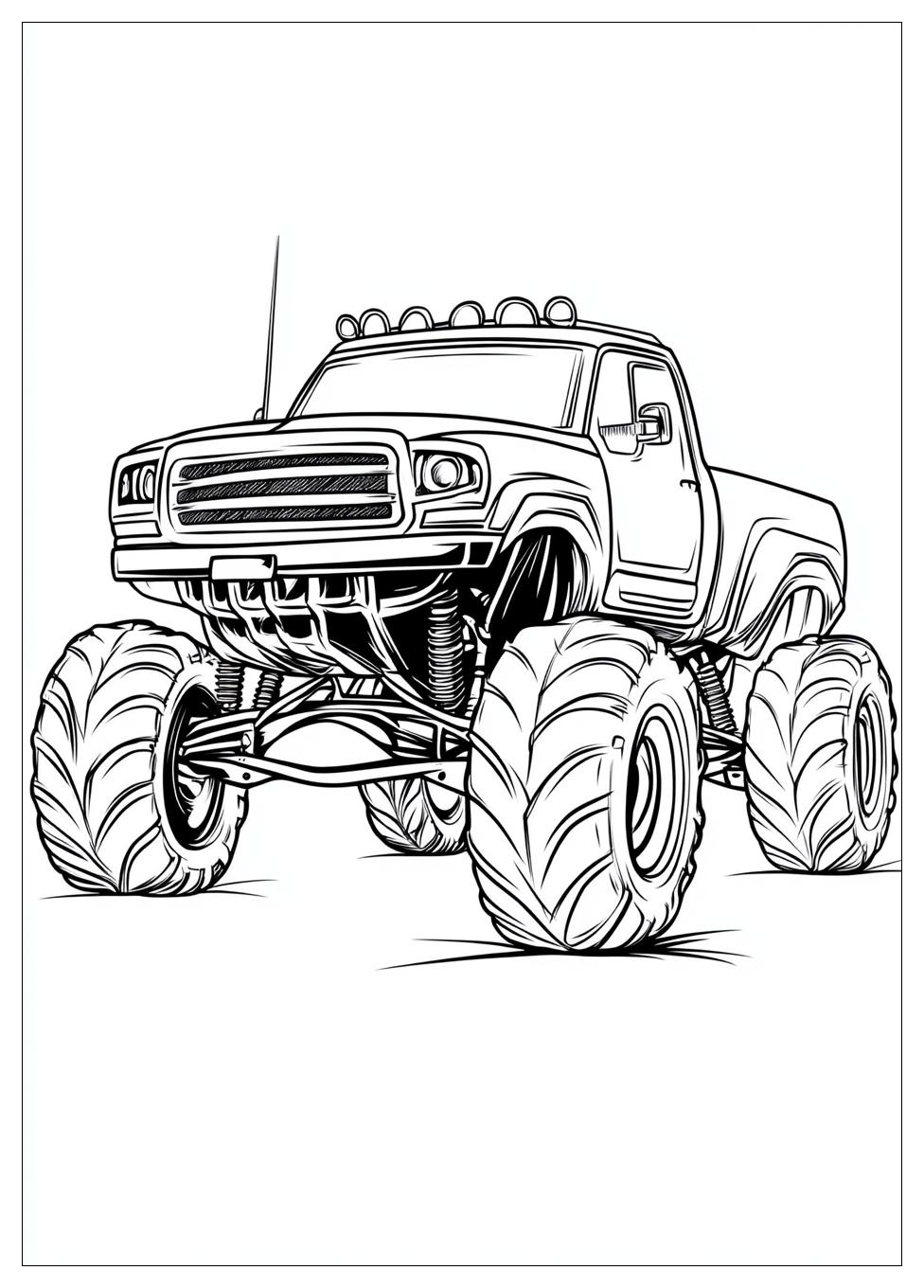 Monster Truck Coloring Pages-17