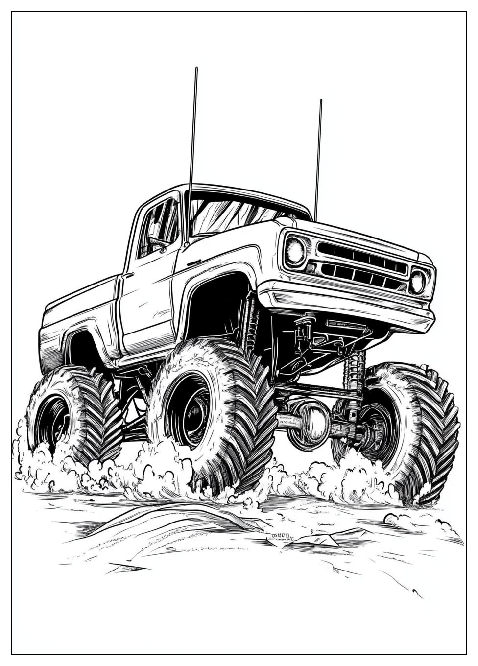 Monster Truck Coloring Pages-19