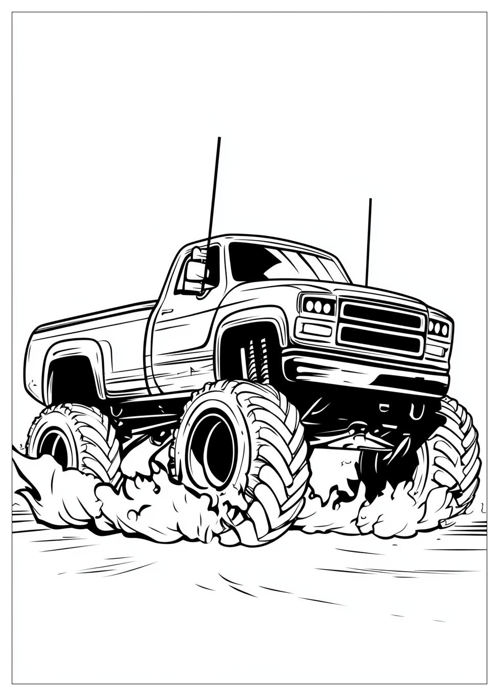 Monster Truck Coloring Pages-2