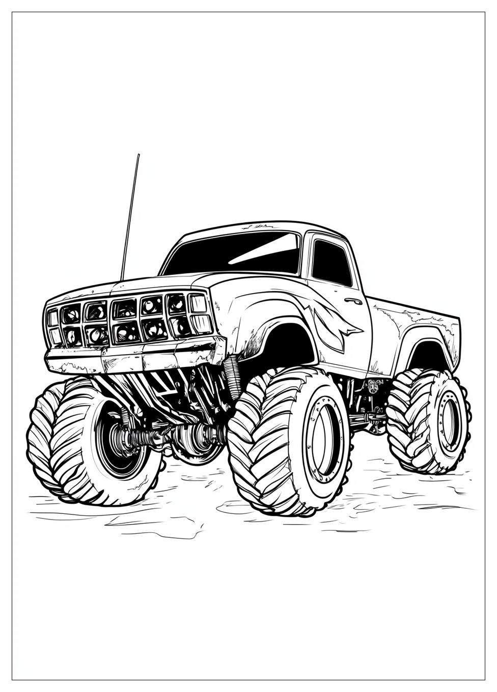 Monster Truck Coloring Pages-3