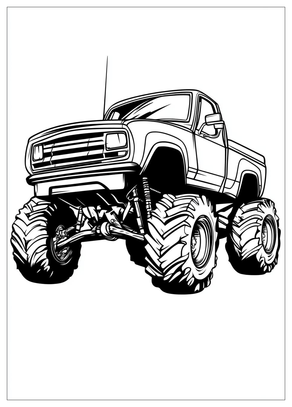 Monster Truck Coloring Pages-4