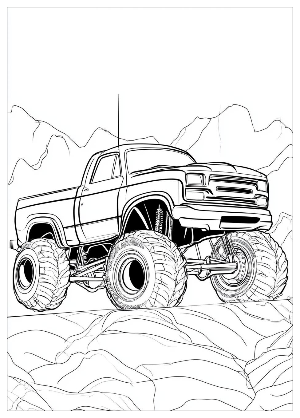 Monster Truck Coloring Pages-5