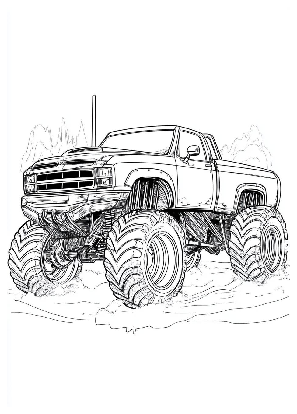 Monster Truck Coloring Pages-6