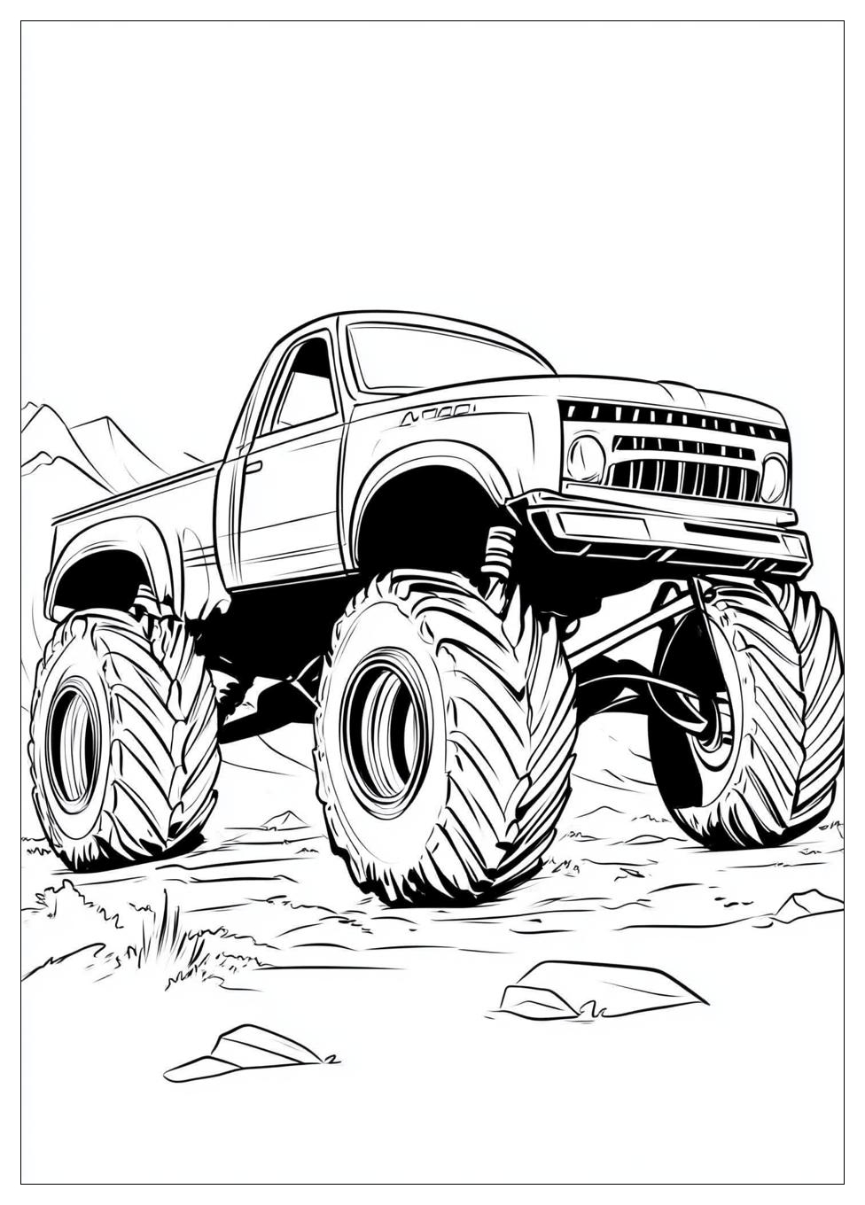 Monster Truck Coloring Pages-7