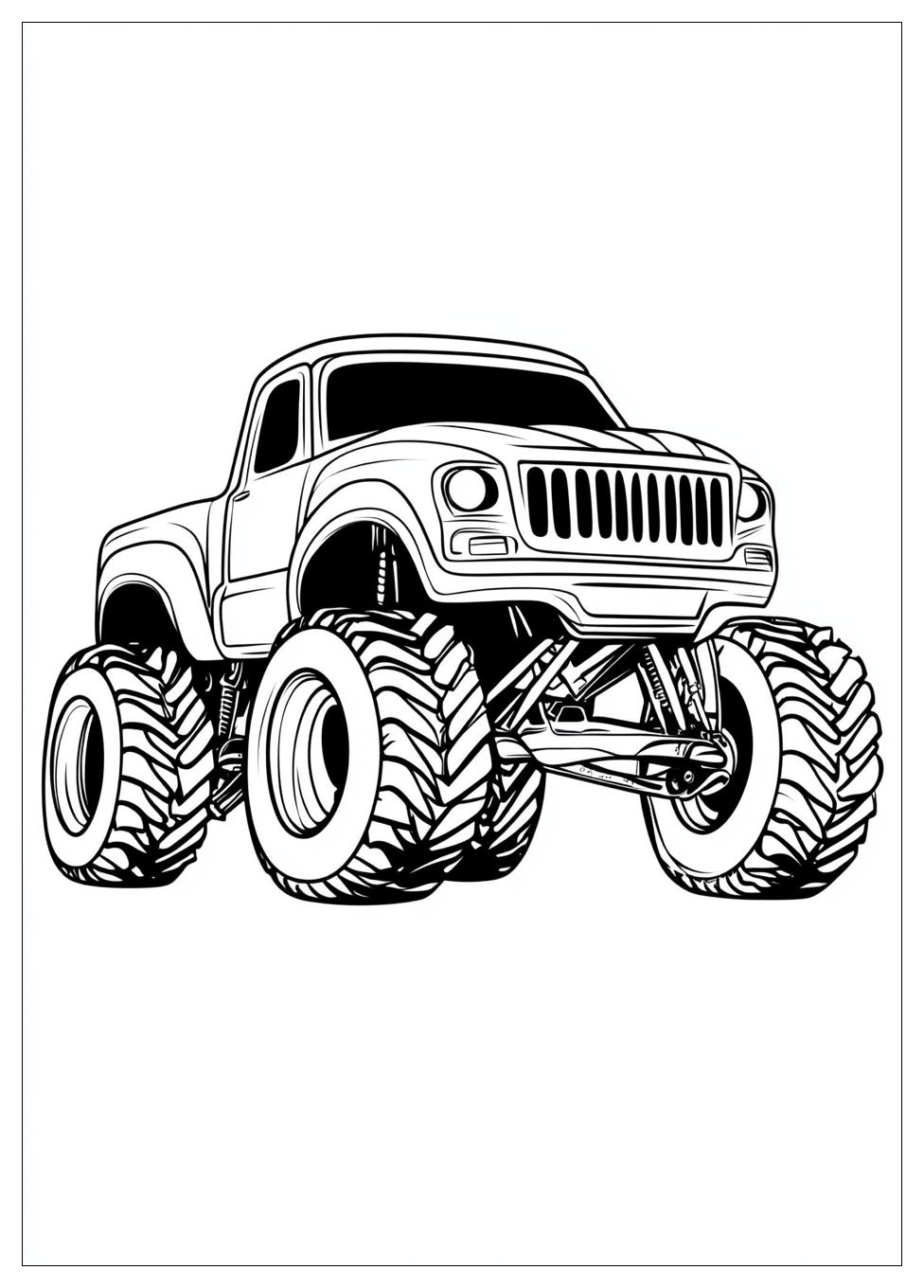 Monster Truck Coloring Pages-8