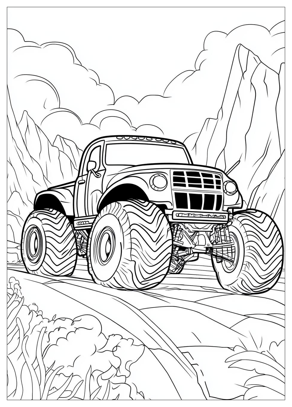 Monster Truck Coloring Pages-9