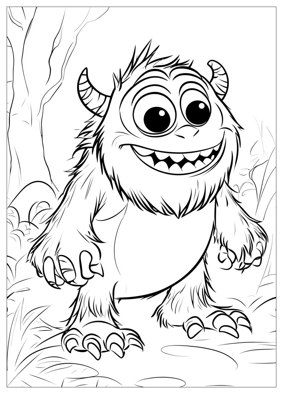 Monsters Inc Coloring Pages-1