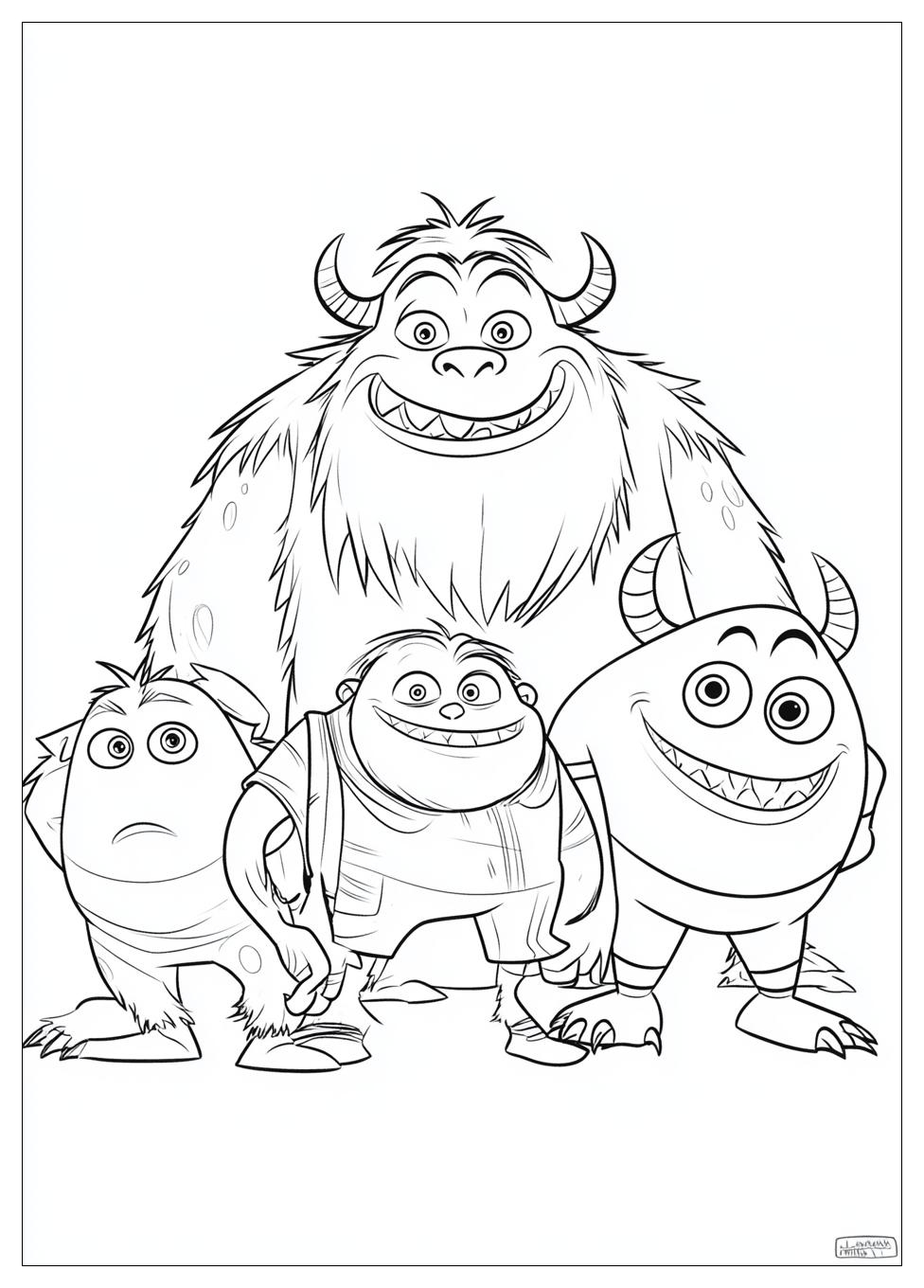 Monsters Inc Coloring Pages-11