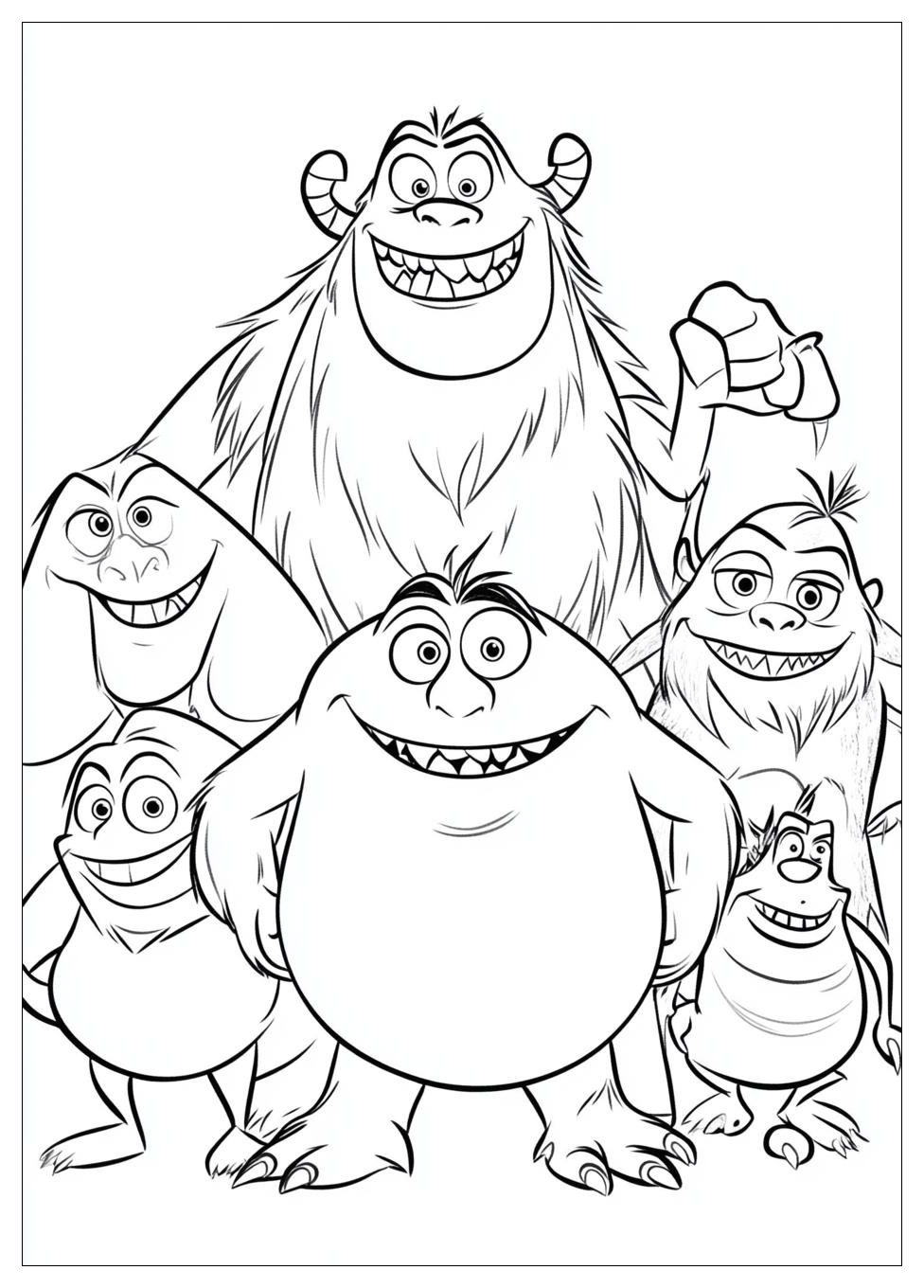 Monsters Inc Coloring Pages-14