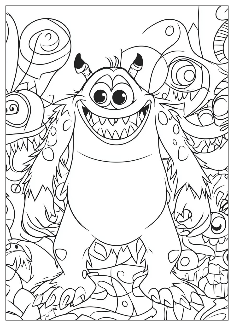 Monsters Inc Coloring Pages-15