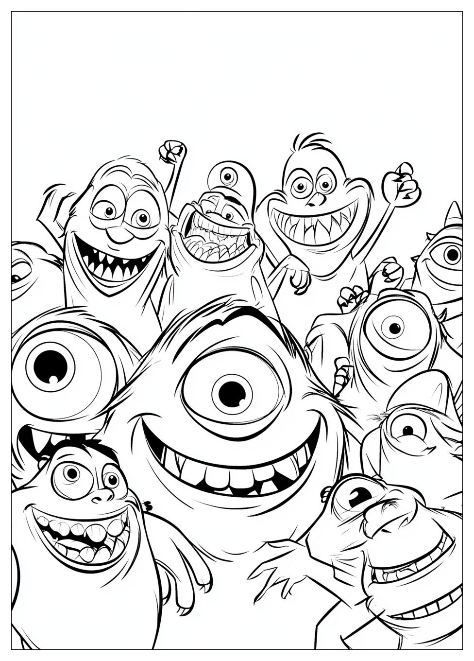 Monsters Inc Coloring Pages-16