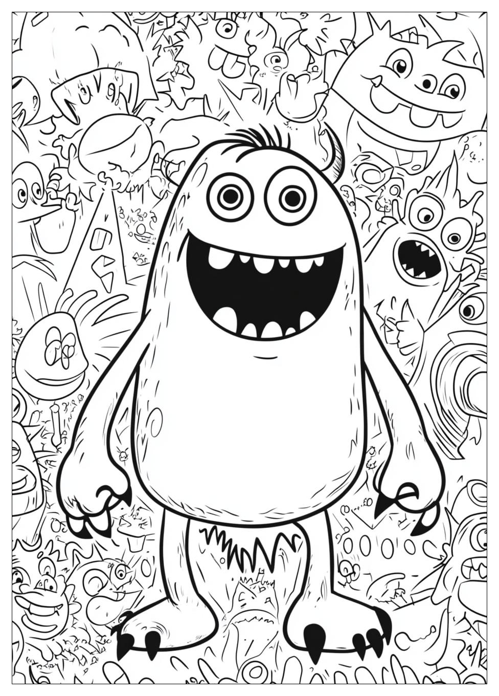 Monsters Inc Coloring Pages-17