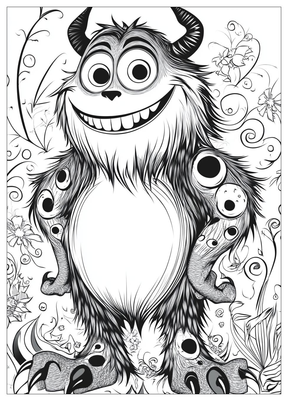 Monsters Inc Coloring Pages-19