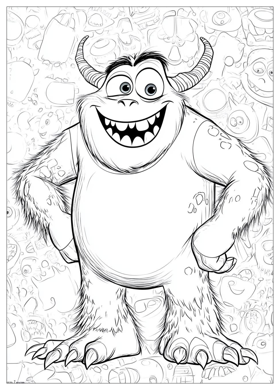 Monsters Inc Coloring Pages-3