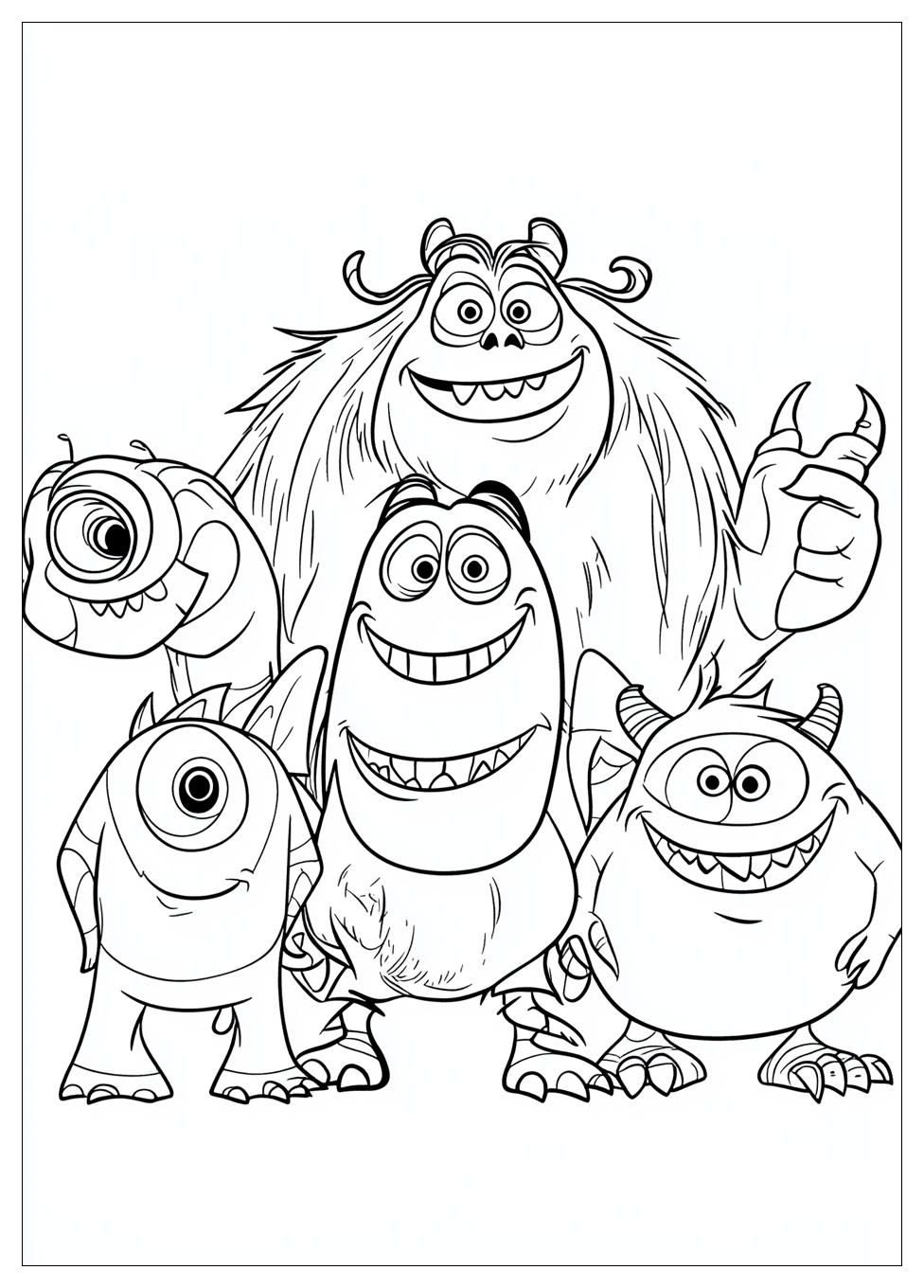 Monsters Inc Coloring Pages-8