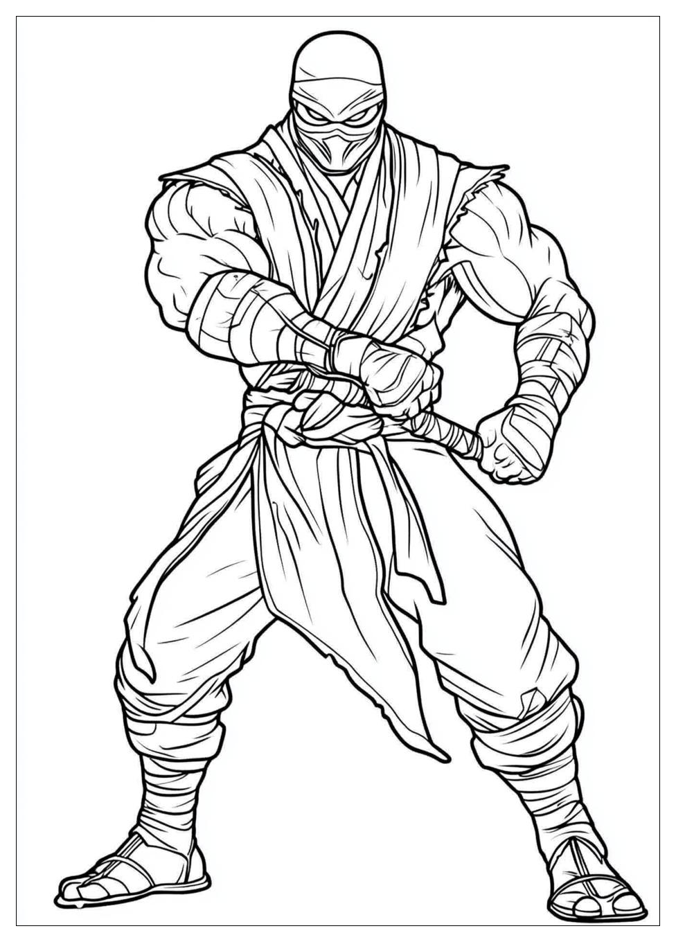Mortal Combat Coloring Pages-1