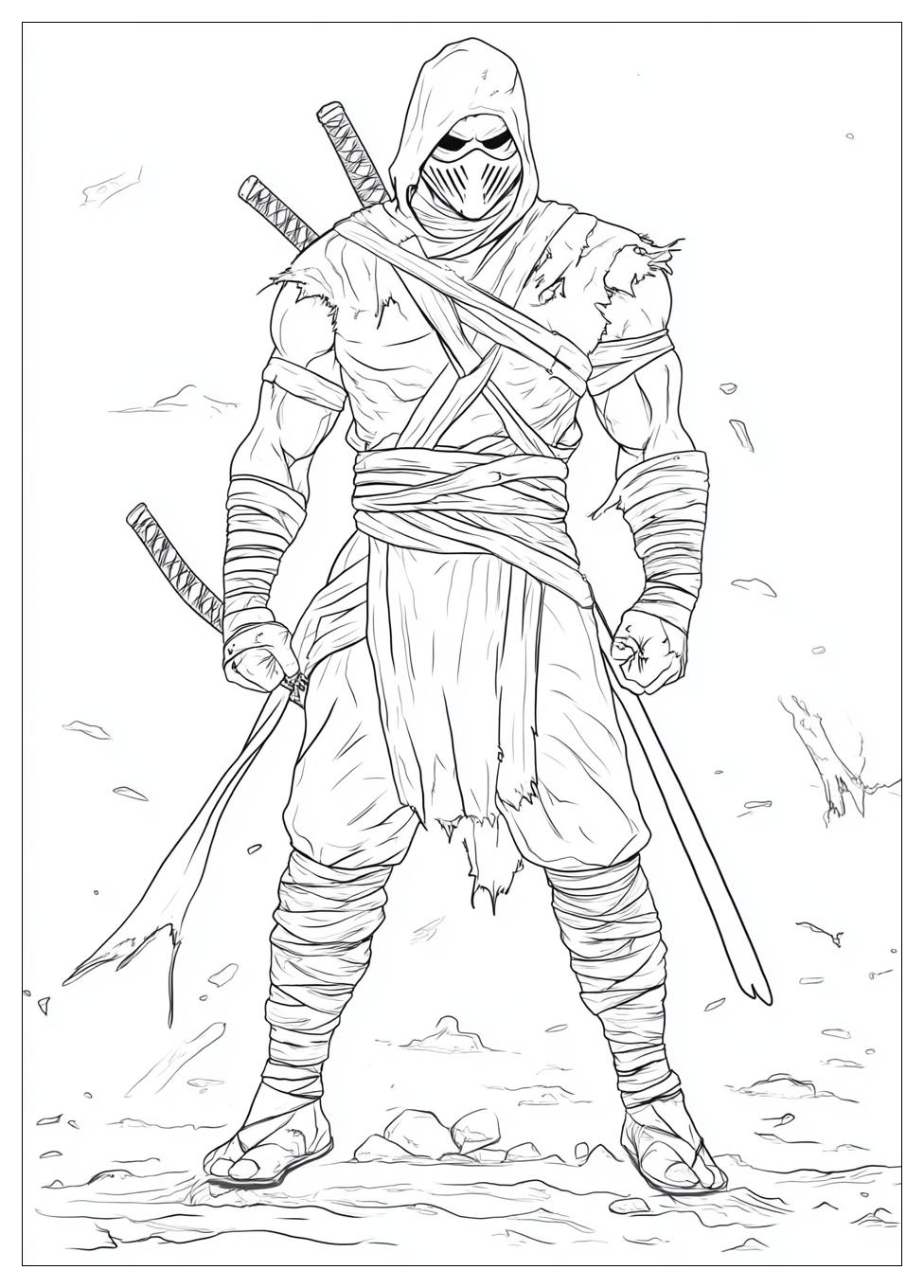 Mortal Combat Coloring Pages-11