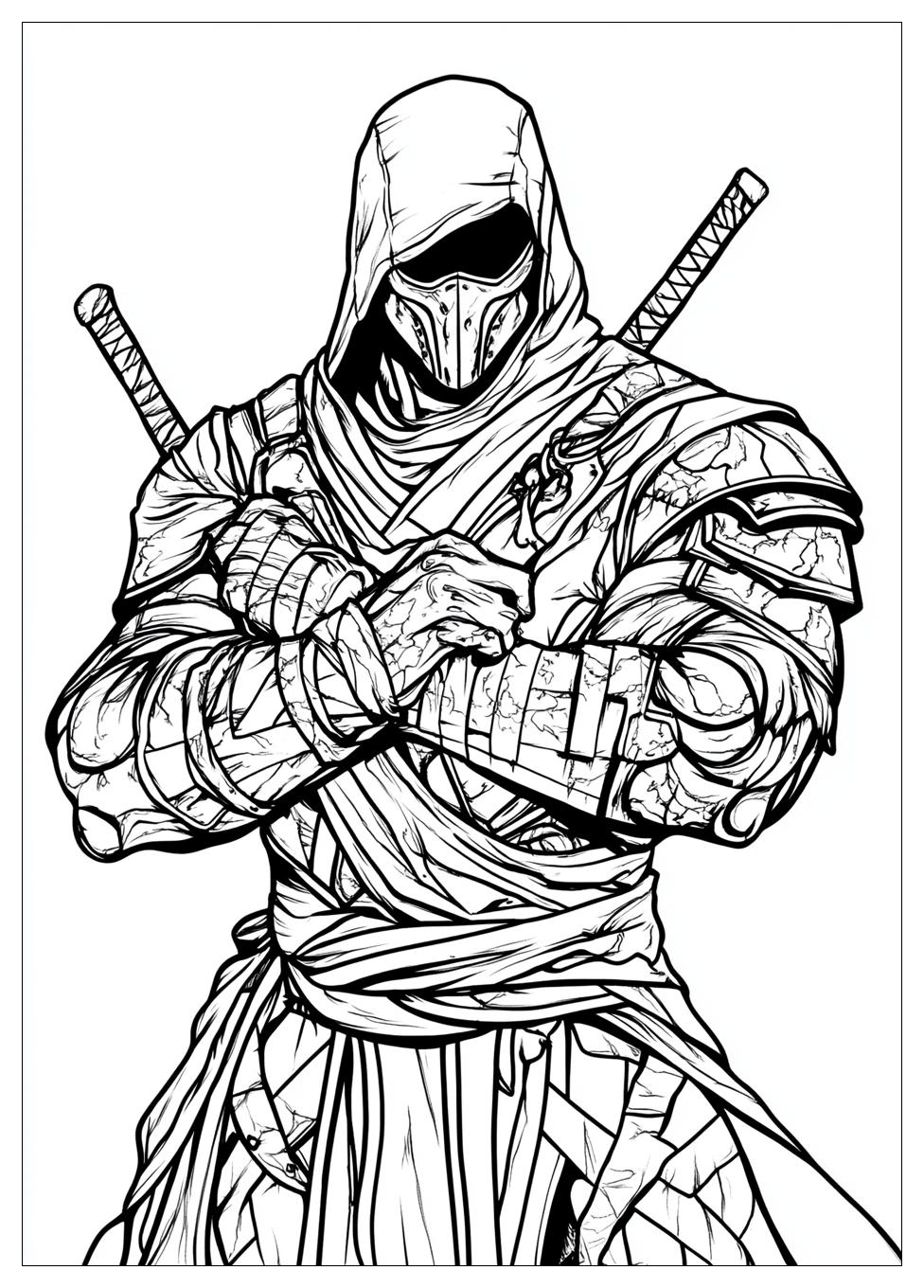 Mortal Combat Coloring Pages-13