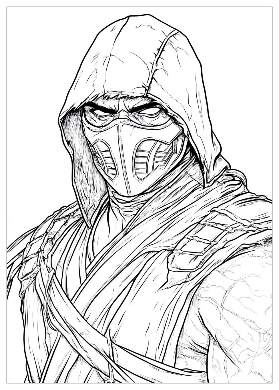 Mortal Combat Coloring Pages-14