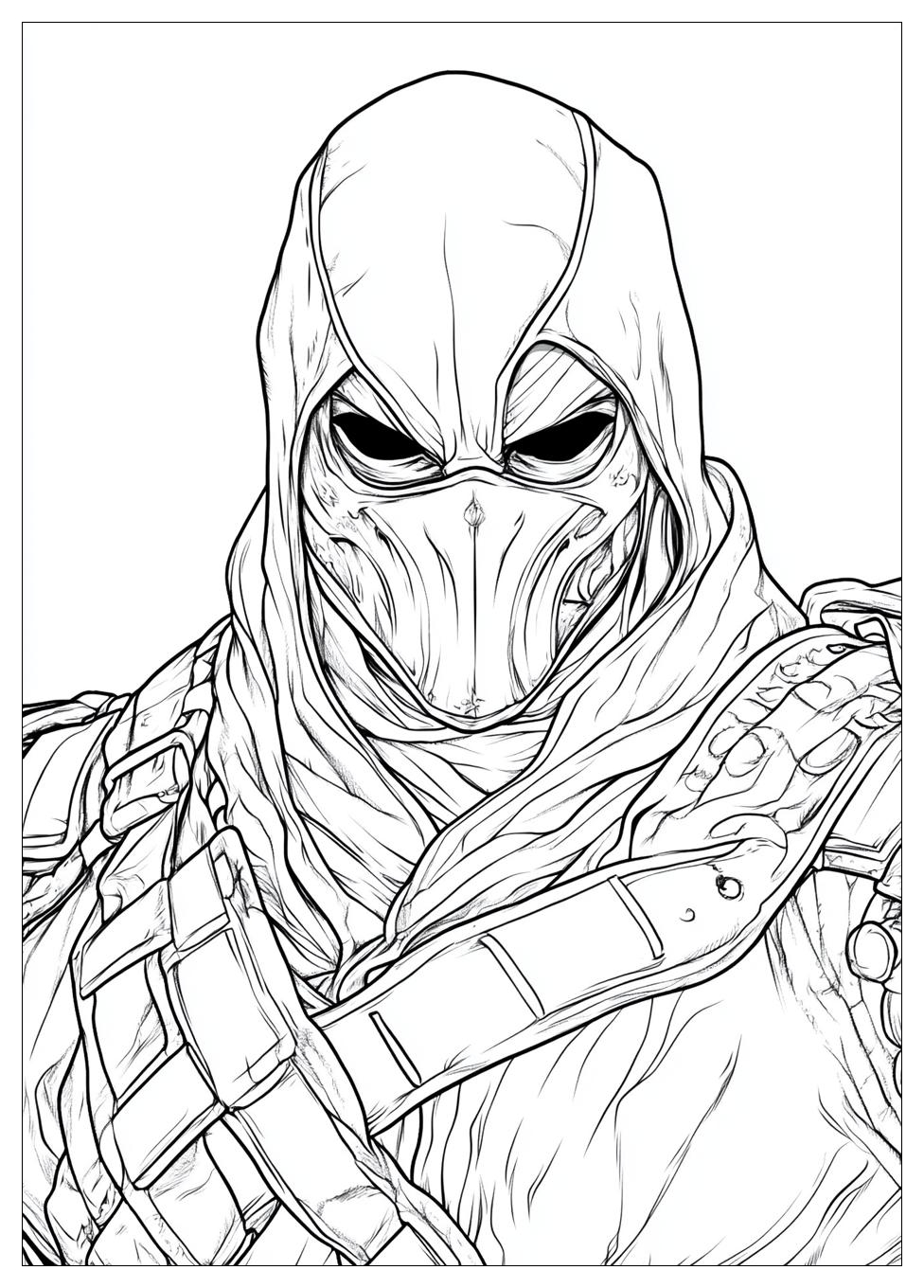 Mortal Combat Coloring Pages-15