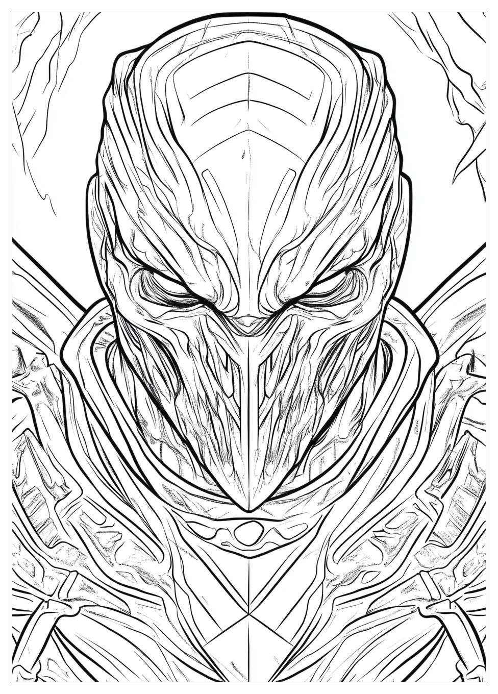 Mortal Combat Coloring Pages-16
