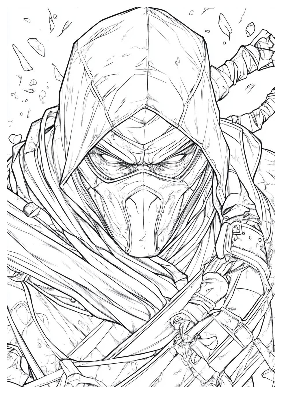Mortal Combat Coloring Pages-19