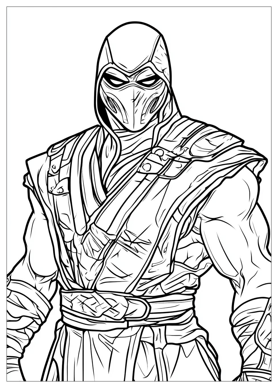 Mortal Combat Coloring Pages-3