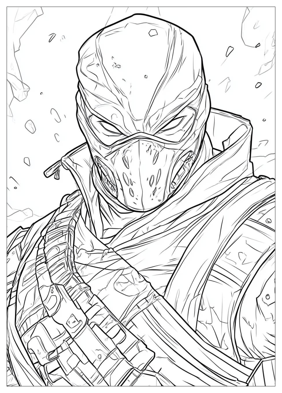 Mortal Combat Coloring Pages-4