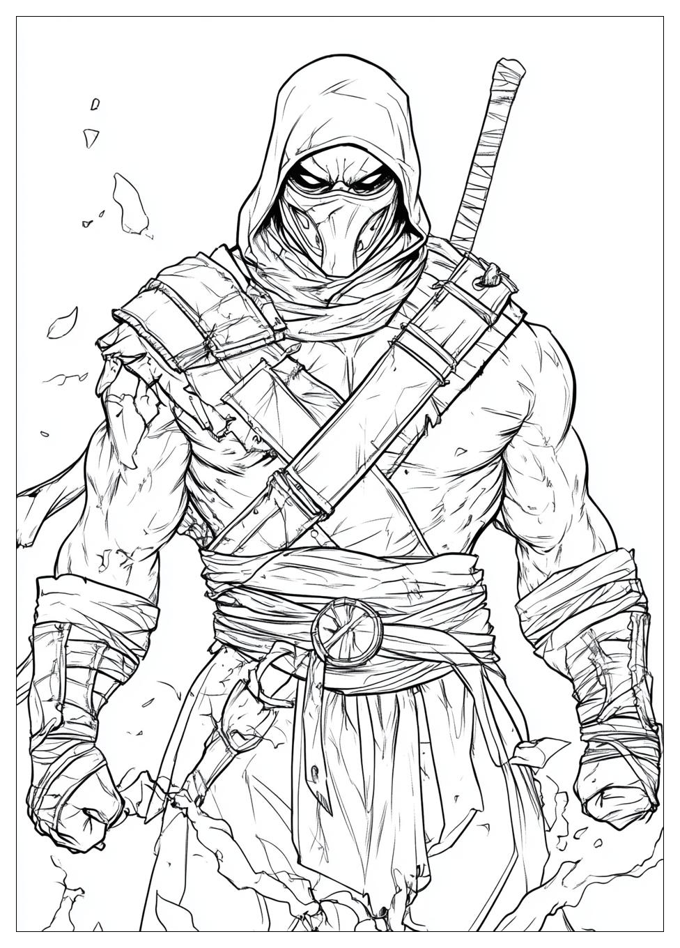 Mortal Combat Coloring Pages-5
