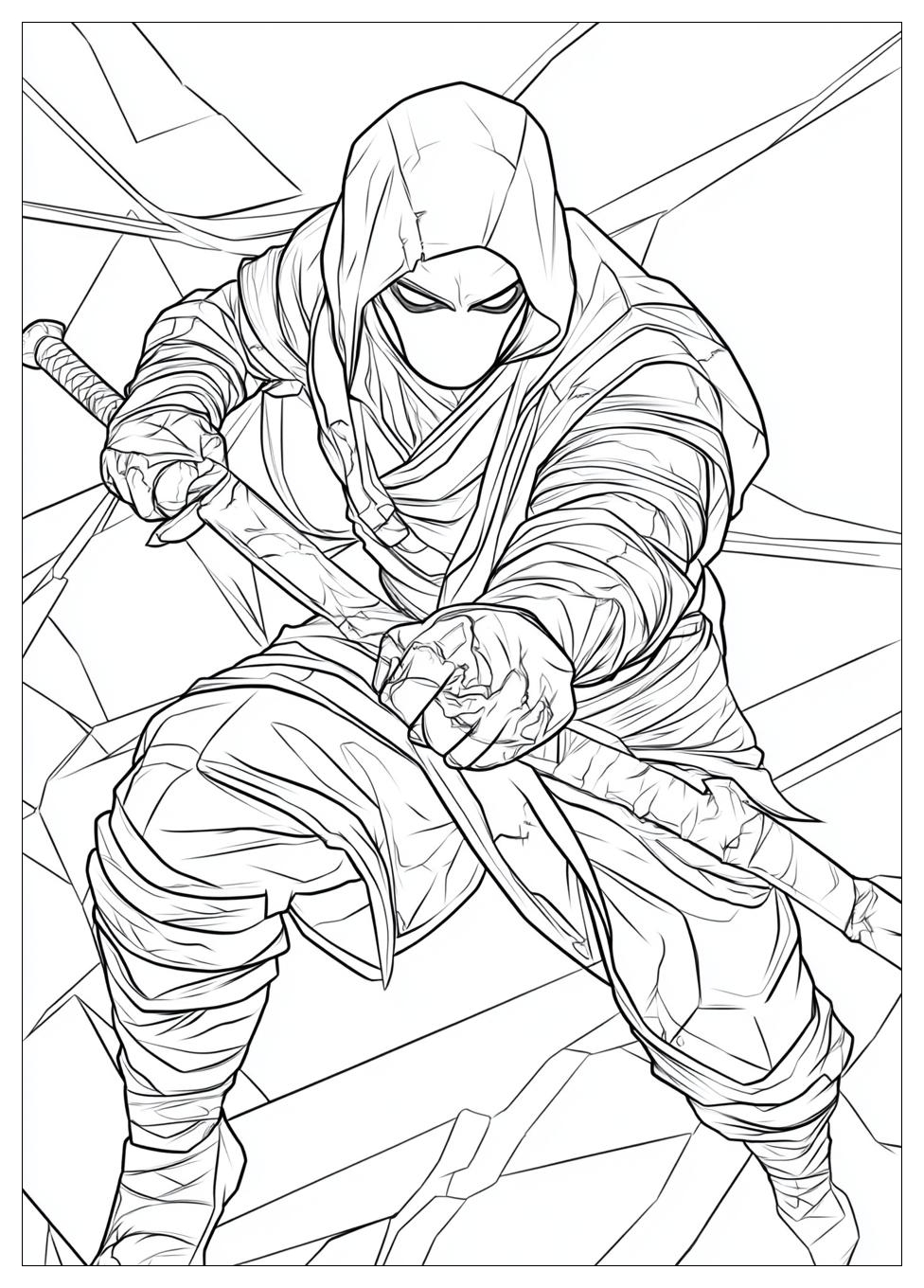Mortal Combat Coloring Pages-6